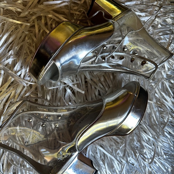 Chanel Translucent Platform Heels - Picture 5 of 8